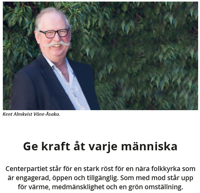 Våra kandidater kyrkovalet Centerpartiet